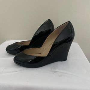 Unisa Peep Toe Platform Wedge Heels